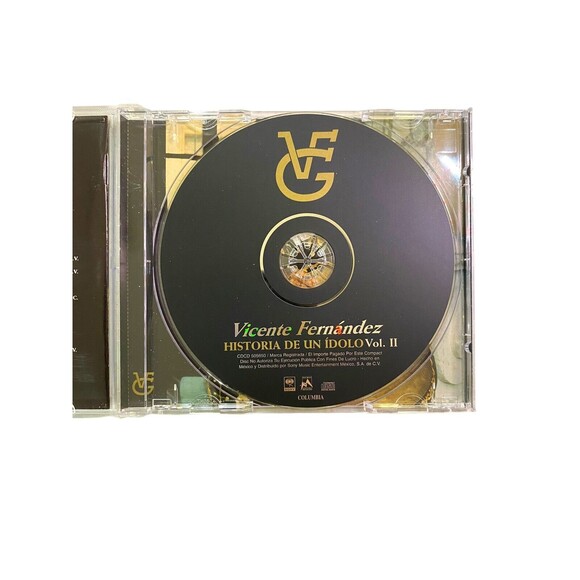 Vincente Fernandez CD Historia De Un Idolo Vol 2 (2002 Sony) VG+ 18 Songs - Picture 5 of 6